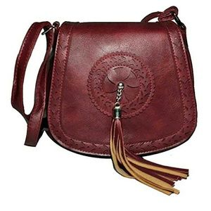 Peche crossbody bag with tassle